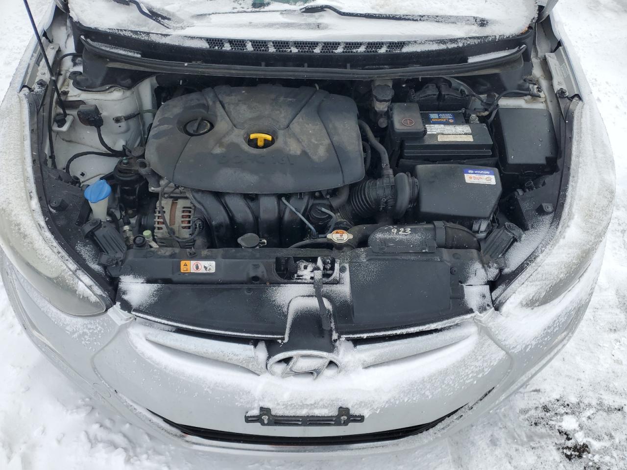 2014 Hyundai Elantra VIN KMHDH4AE0EU088457 Copart auction photo, mechanical damage thumbnail 11