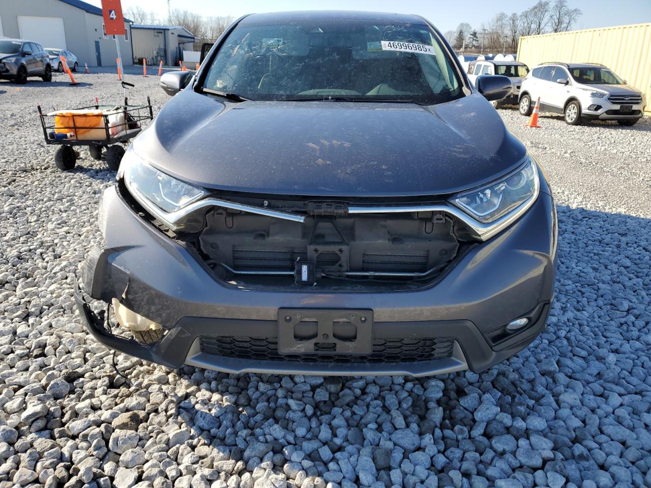 2017 Honda CR-V VIN 2HKRW2H8XHH608604 Copart auction photo, rear end / front end damage thumbnail 5