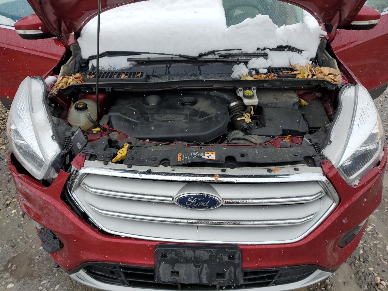 2019 Ford Escape VIN 1FMCU9J90KUA35146 Copart auction photo, front end / side damage thumbnail 13