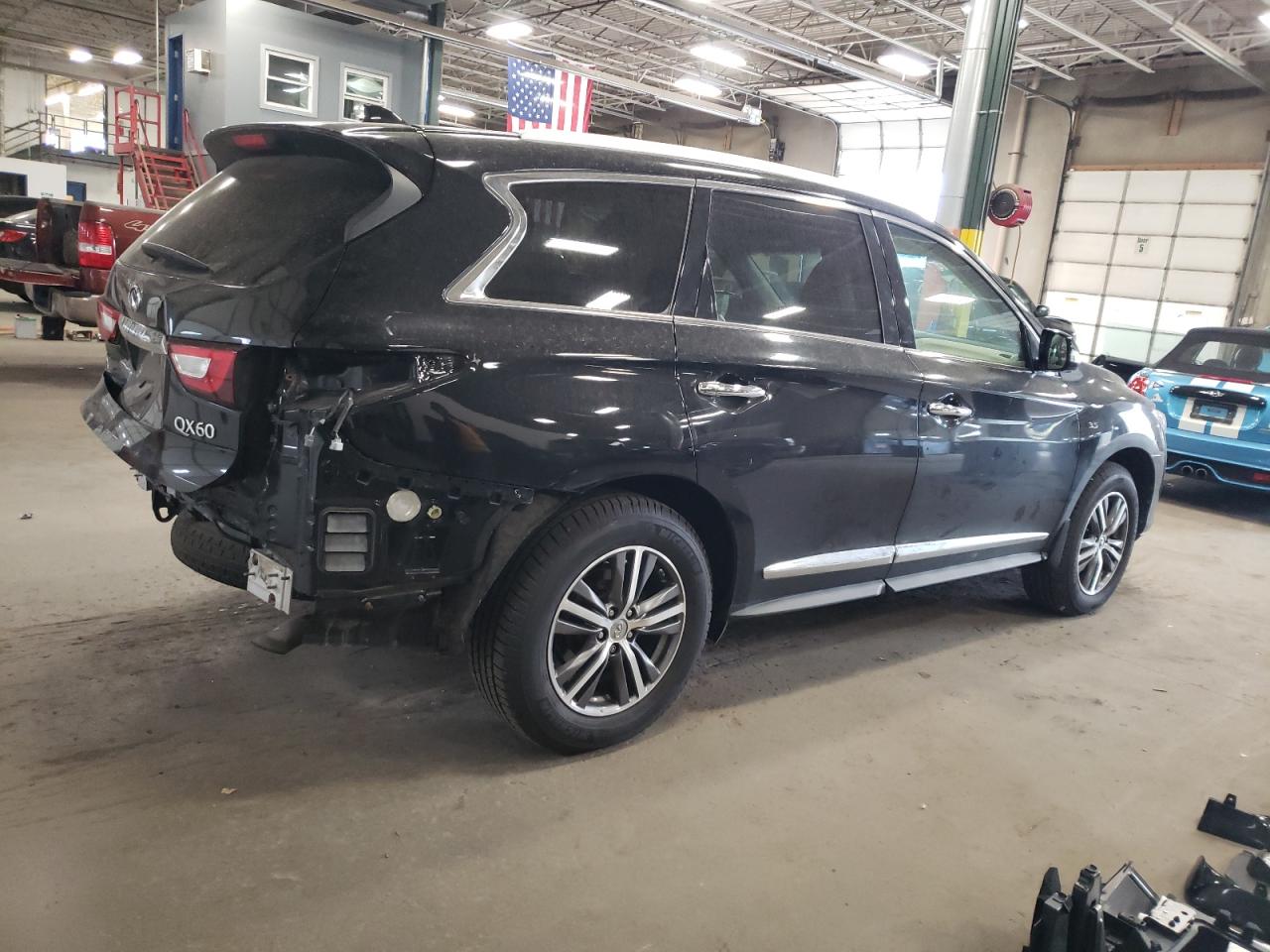 2016 Infiniti QX60 VIN 5N1AL0MM2GC520309 Copart auction photo, rear end damage thumbnail 3