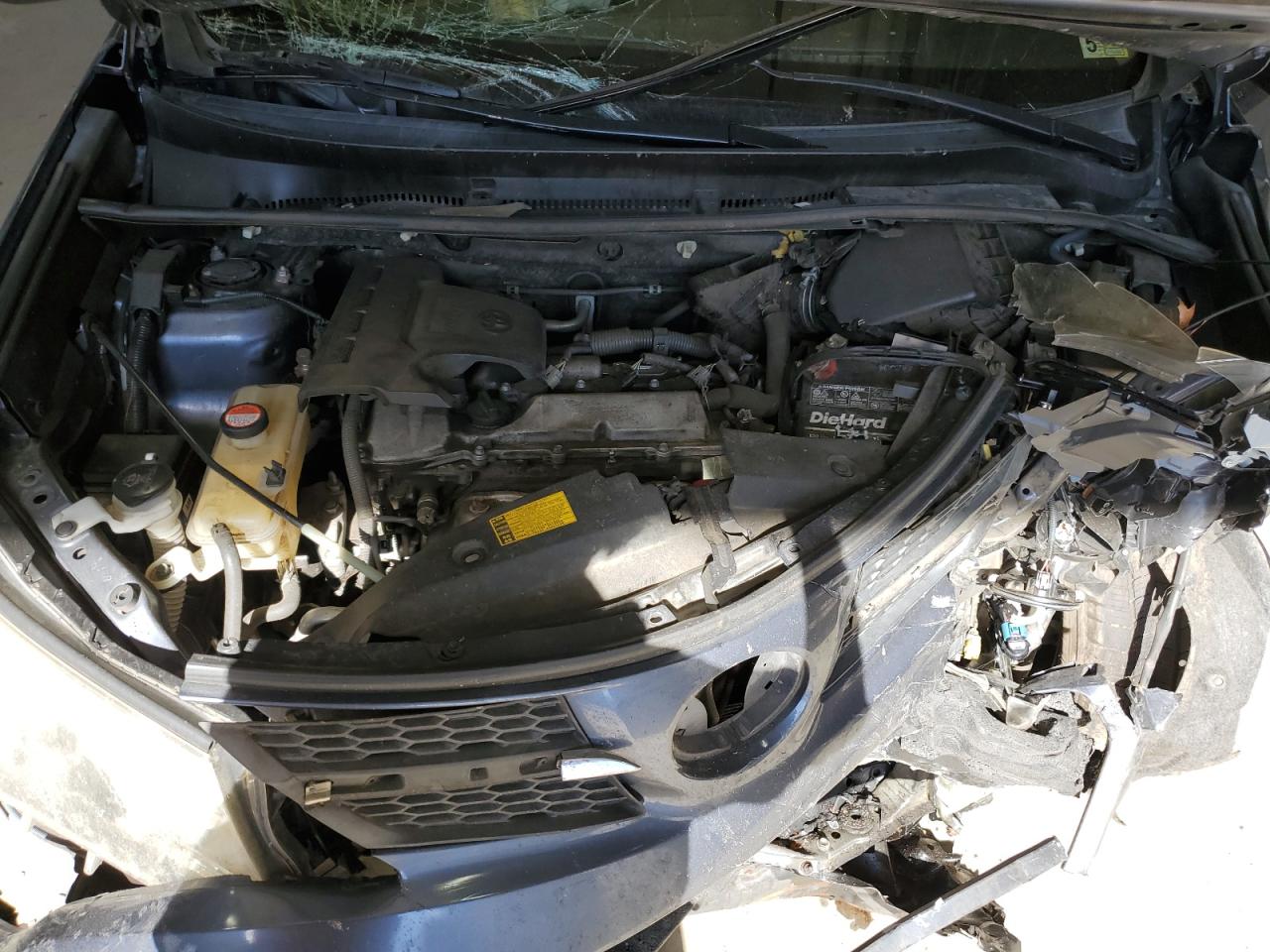 2014 Toyota RAV 4 VIN JTMZFREVXED042593 Copart auction photo, front end / undercarriage damage thumbnail 12