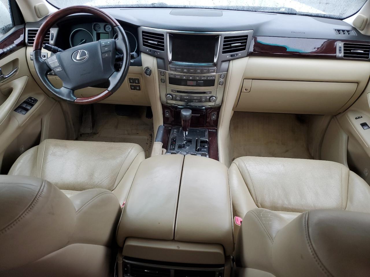 2011 Lexus LX VIN JTJHY7AX9B4062750 Copart auction photo, front end damage thumbnail 8