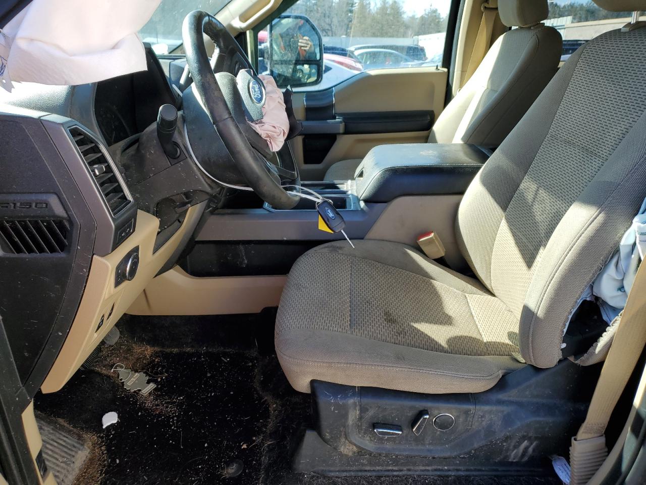 2018 Ford F-150 VIN 1FTFW1EG3JFE02498 Copart auction photo, front end / side damage thumbnail 7