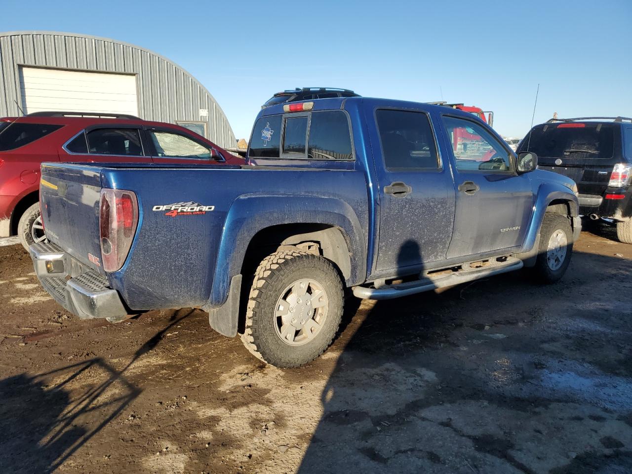 2005 GMC Canyon VIN 1GTDT136558206065 Copart auction photo, side damage thumbnail 3