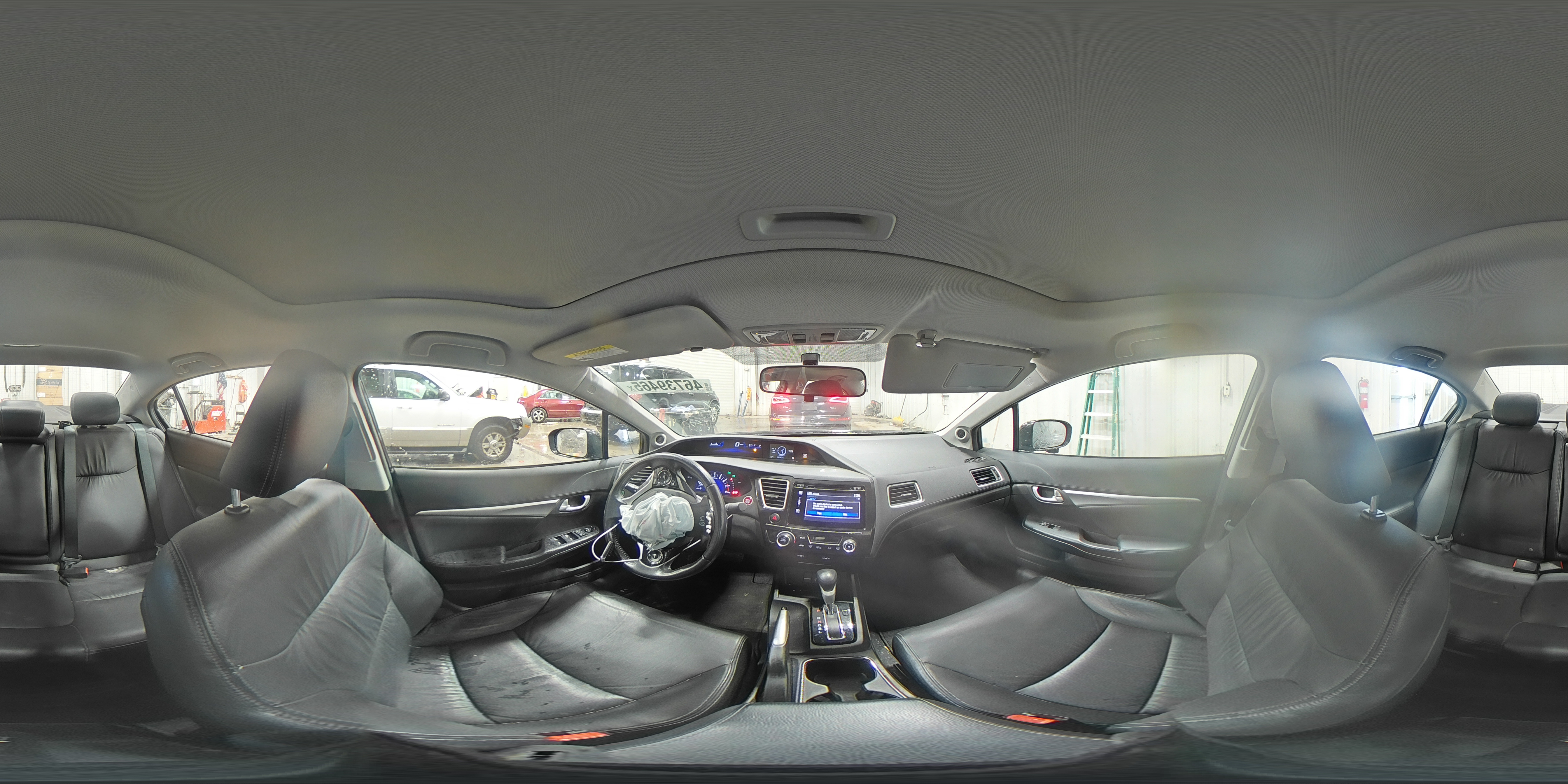 2015 Honda Civic VIN 2HGFB2F93FH535478 Copart auction photo, front end damage thumbnail 15