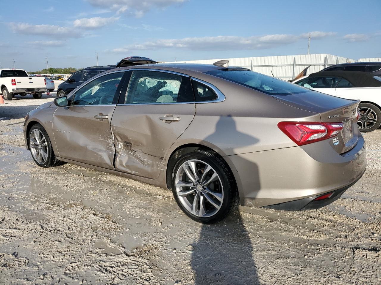 2022 Chevrolet Malibu VIN 1G1ZD5STXNF130834 Copart auction photo, side damage thumbnail 2