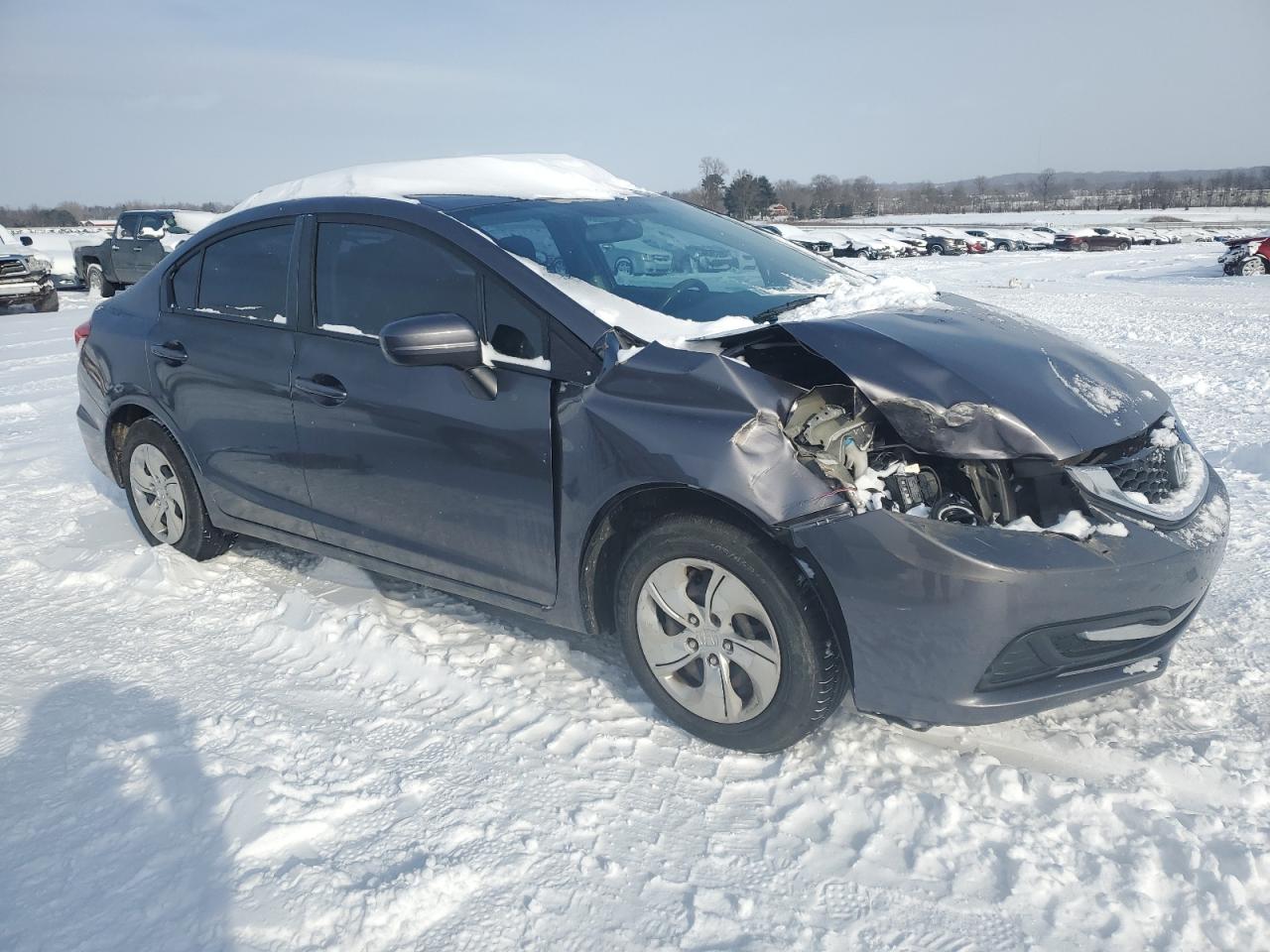 2014 Honda Civic VIN 19XFB2F5XEE238228 Copart auction photo, front end damage thumbnail 4