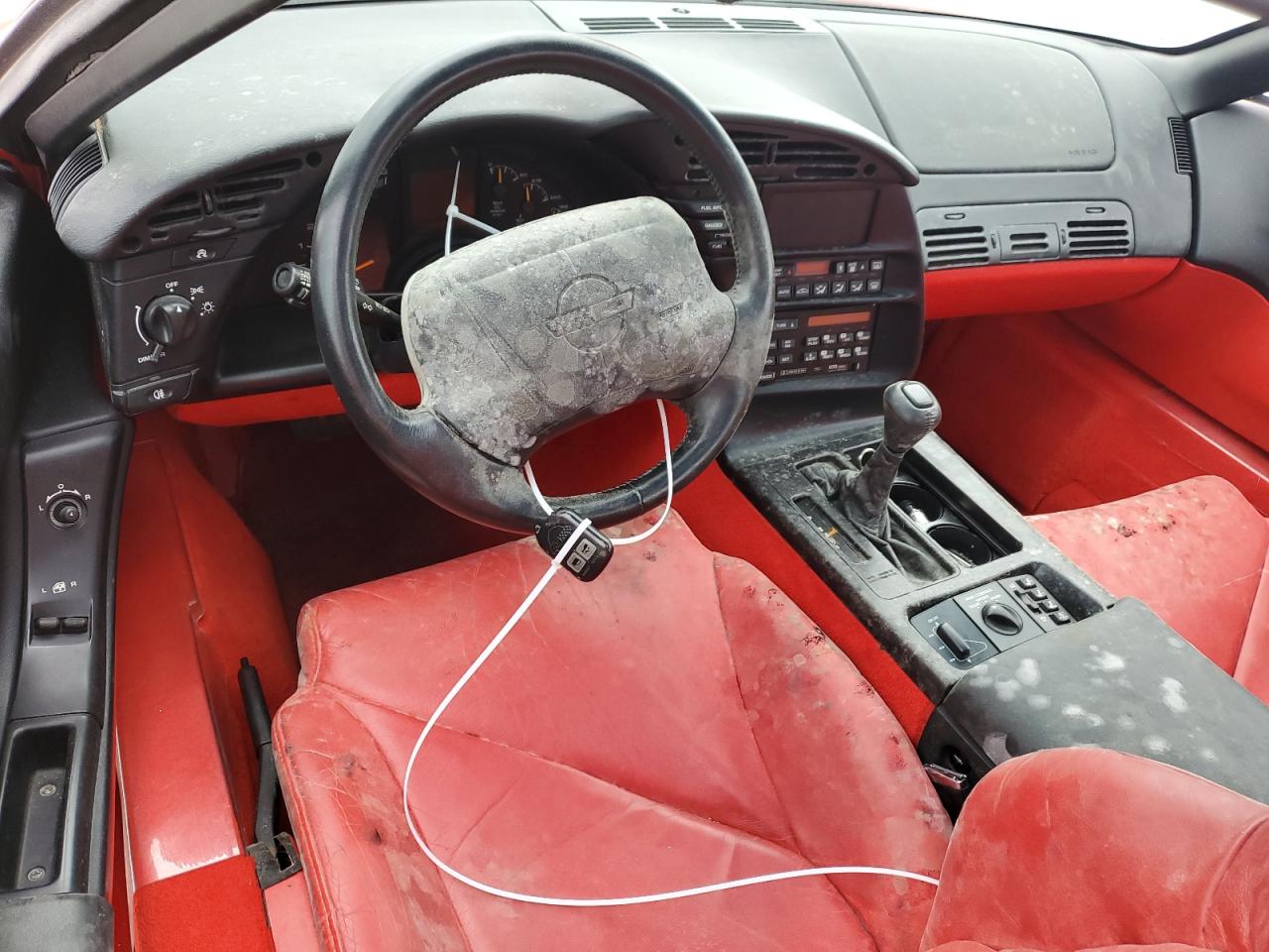 1994 Chevrolet Corvette VIN 1G1YY22P8R5114158 Copart auction photo, water/flood / minor dent/scratches damage thumbnail 8