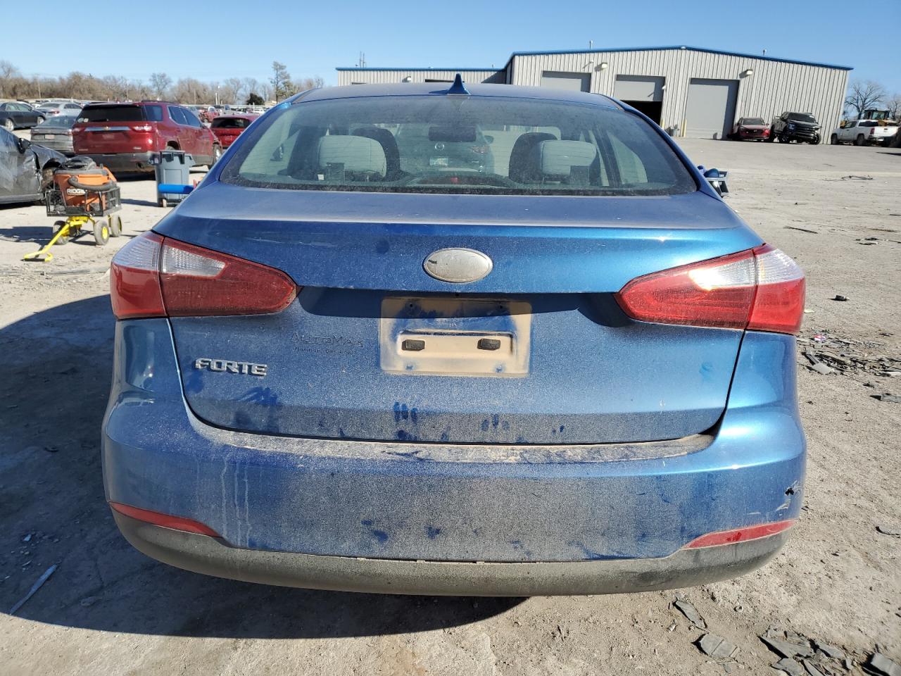 2014 KIA Forte VIN KNAFX4A60E5221959 Copart auction photo, front end / hail damage thumbnail 6