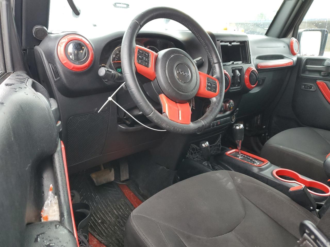2016 Jeep Wrangler VIN 1C4BJWDG1GL293268 Copart auction photo, side / front end damage thumbnail 8