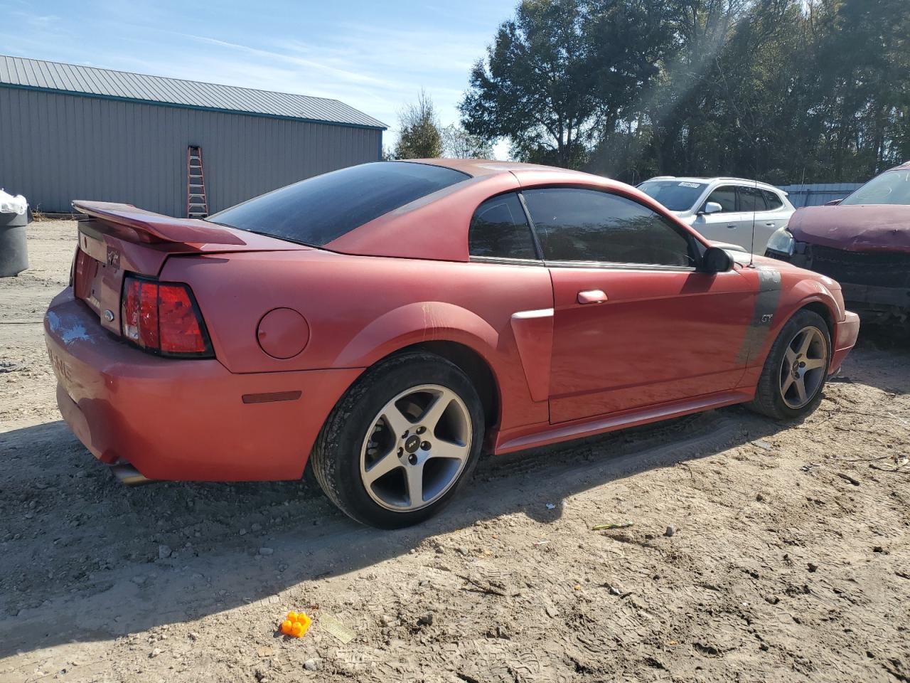 2002 Ford Mustang VIN 1FAFP42XX2F171965 Copart auction photo, front end / rear end damage thumbnail 3