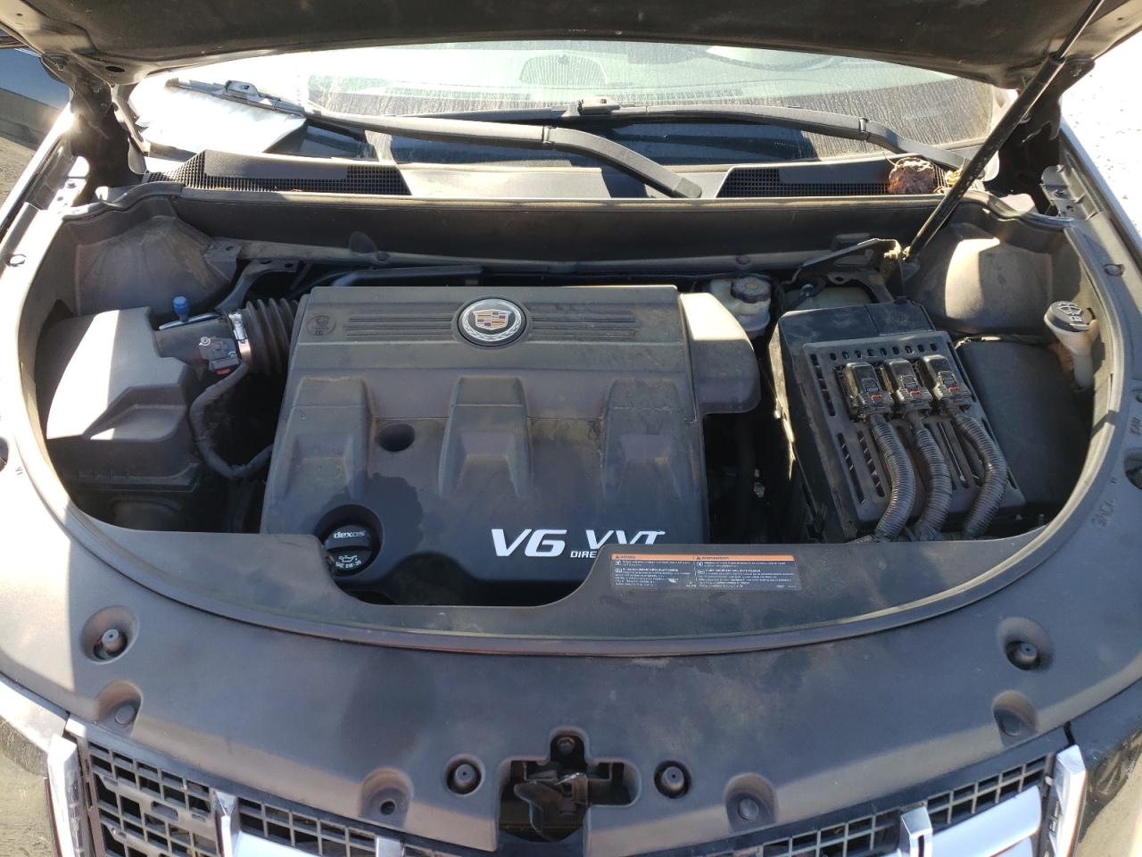 2014 Cadillac SRX VIN 3GYFNBE30ES663279 Copart auction photo, front end damage thumbnail 11