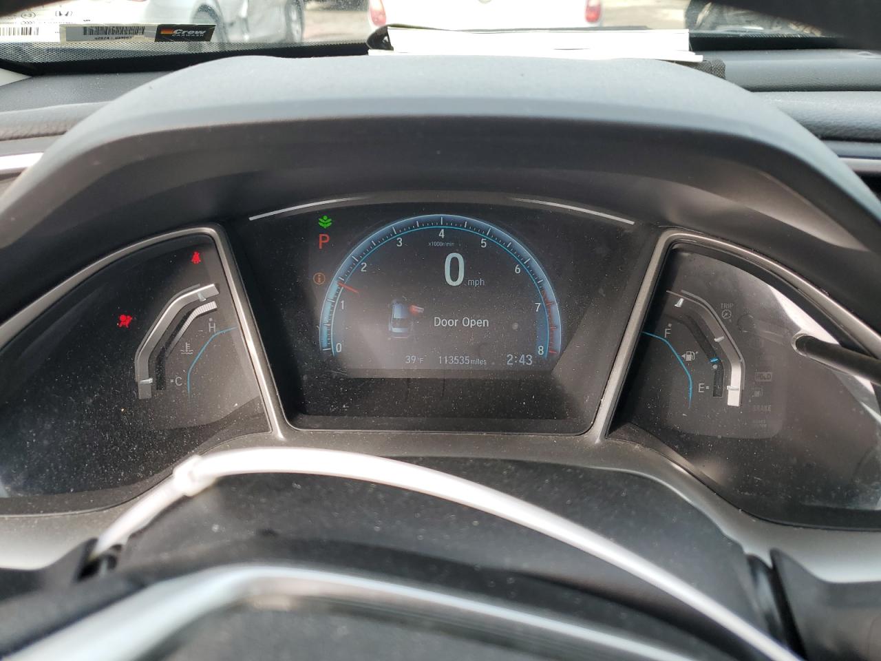 2016 Honda Civic VIN 19XFC2F85GE092198 Copart auction photo, front end / minor dent/scratches damage thumbnail 9