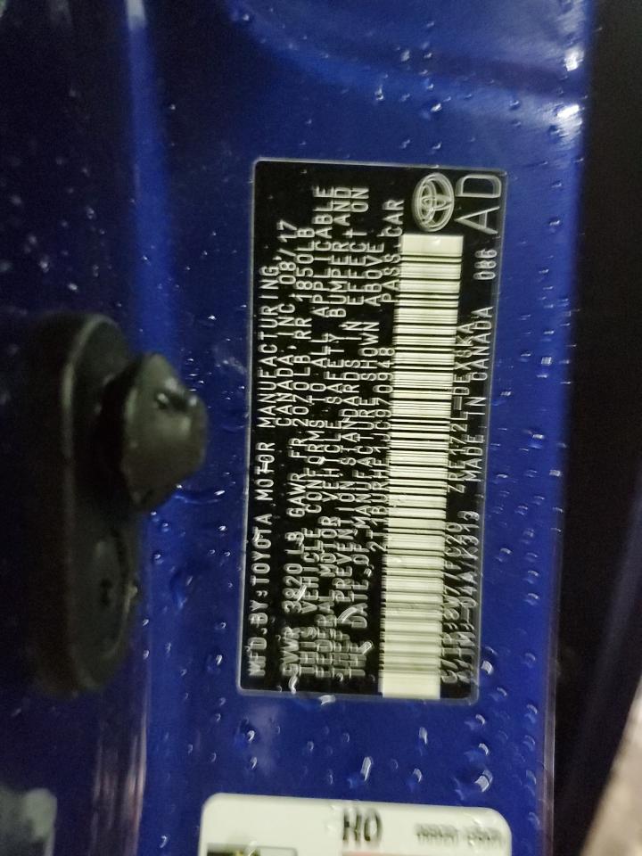 2018 Toyota Corolla VIN 2T1BURHE1JC970948 Copart auction photo, front end damage thumbnail 14
