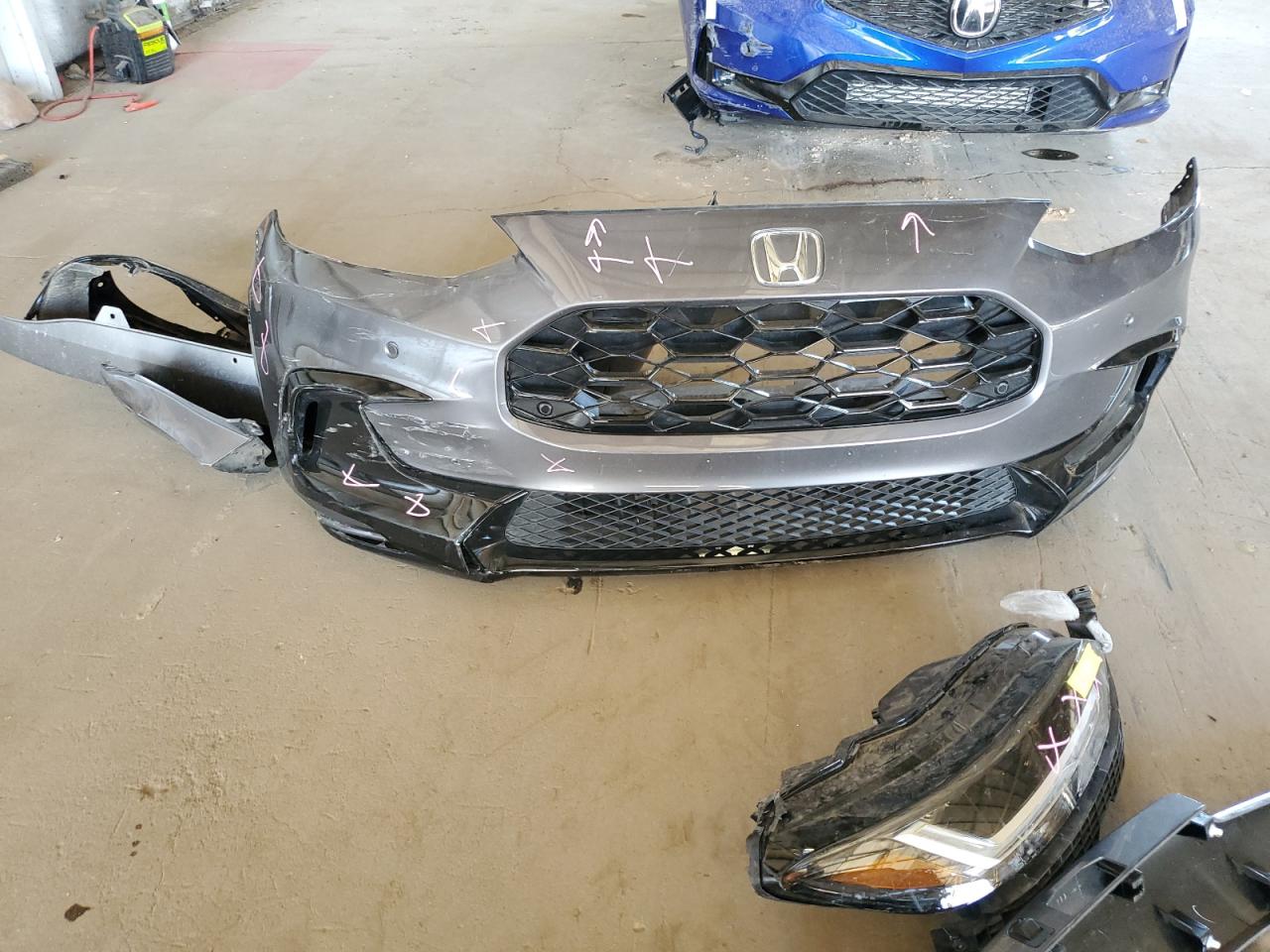 2025 Honda HR-V VIN 3CZRZ1H71SM718252 Copart auction photo, front end / rear end damage thumbnail 13