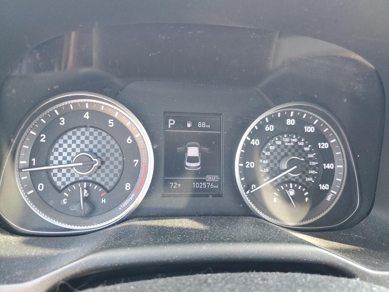2019 Hyundai Elantra VIN KMHD84LF8KU743594 Copart auction photo, rear end / minor dent/scratches damage thumbnail 9