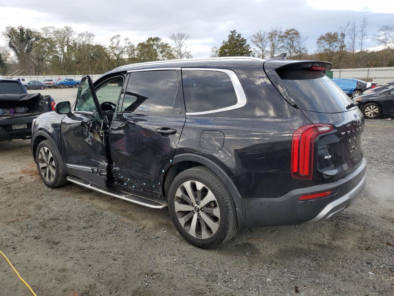 2021 KIA Telluride VIN 5XYP34HC3MG146730 Copart auction photo, side damage thumbnail 2