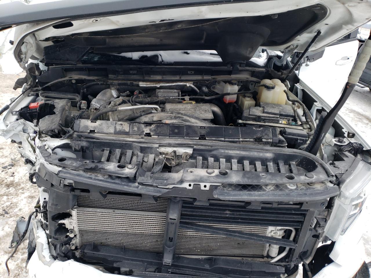 2021 GMC Sierra VIN 1GT49PEY4MF112141 Copart auction photo, front end / side damage thumbnail 13
