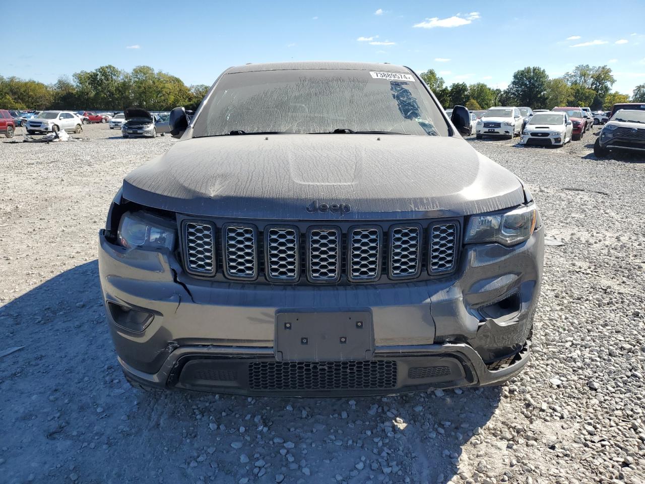 2018 Jeep Grand Cherokee VIN 1C4RJFAG6KC587549 Copart auction photo, front end damage thumbnail 5
