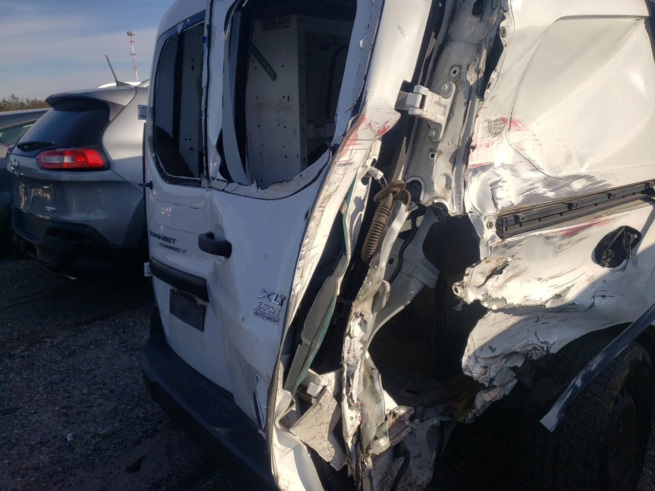 2016 Ford Transit VIN NM0LS7F77G1288251 Copart auction photo, rear end / side damage thumbnail 9