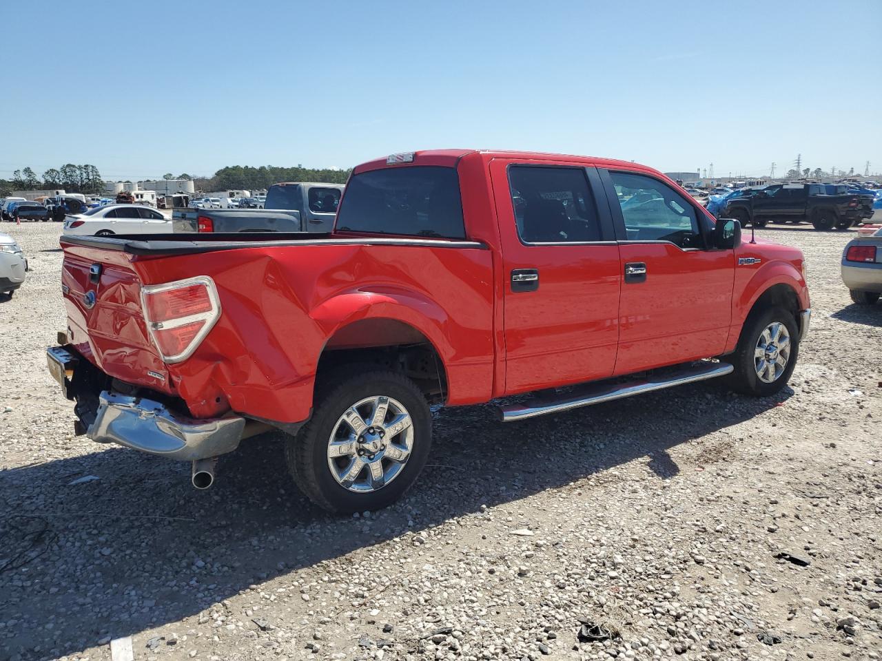 2014 Ford F-150 VIN 1FTFW1CFXEKG46320 Copart auction photo, rear end / side damage thumbnail 3