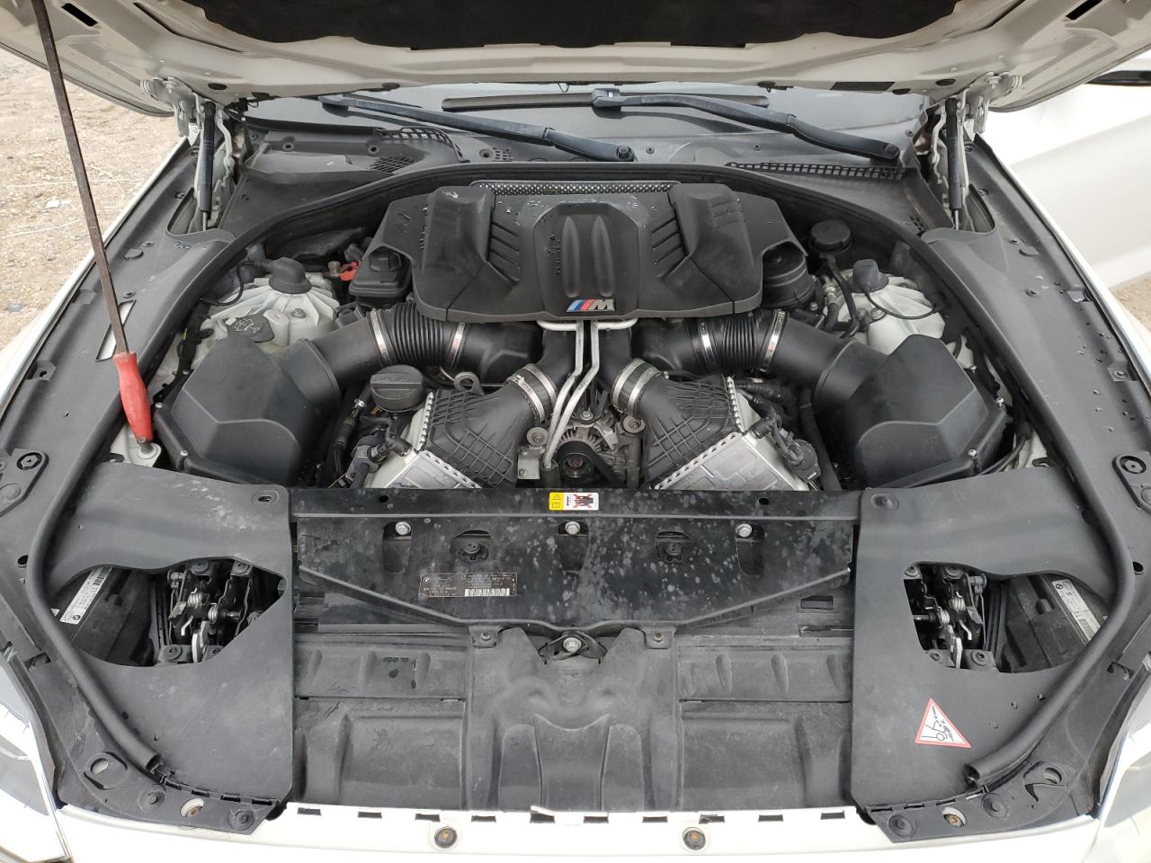 2014 BMW M6 VIN WBSLX9C51ED160143 Copart auction photo, water/flood damage thumbnail 11