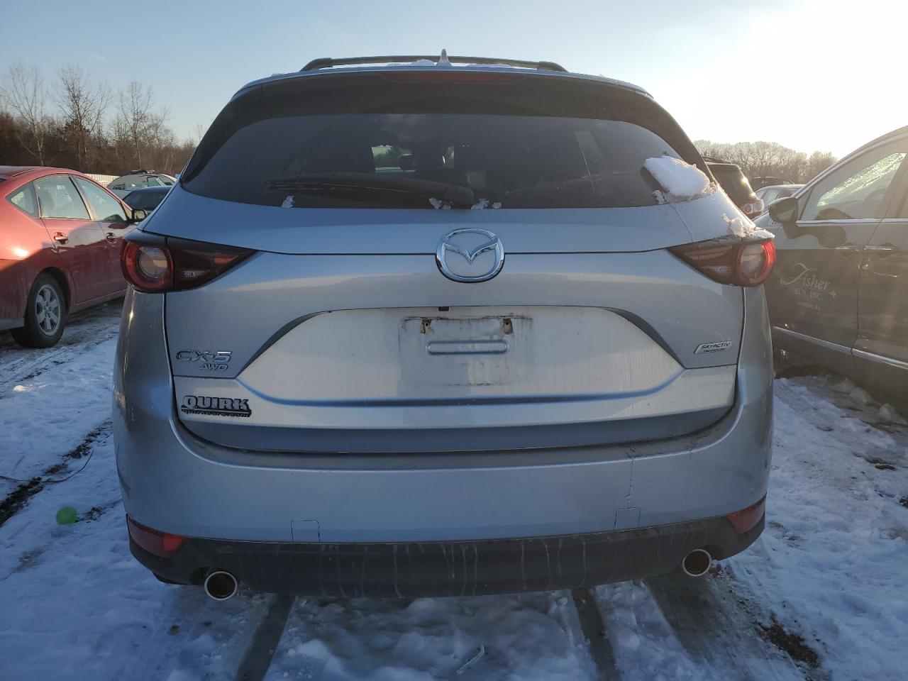 2018 Mazda CX-5 VIN JM3KFBCM1J0439363 Copart auction photo, side / front end damage thumbnail 6