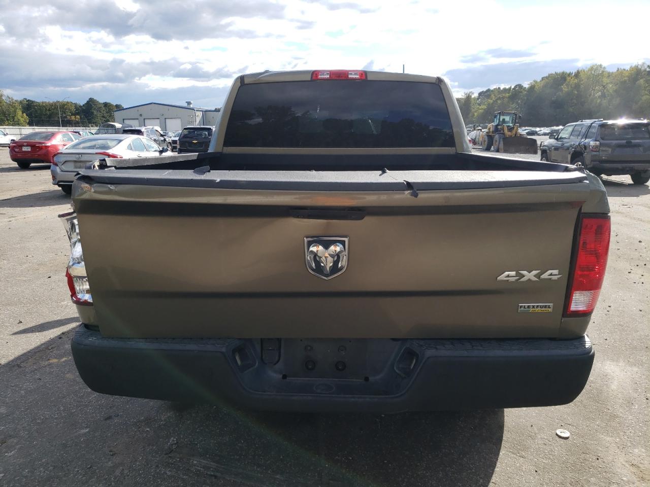 2014 RAM 1500 VIN 1C6RR7KG1ES478642 Copart auction photo, rear end damage thumbnail 6