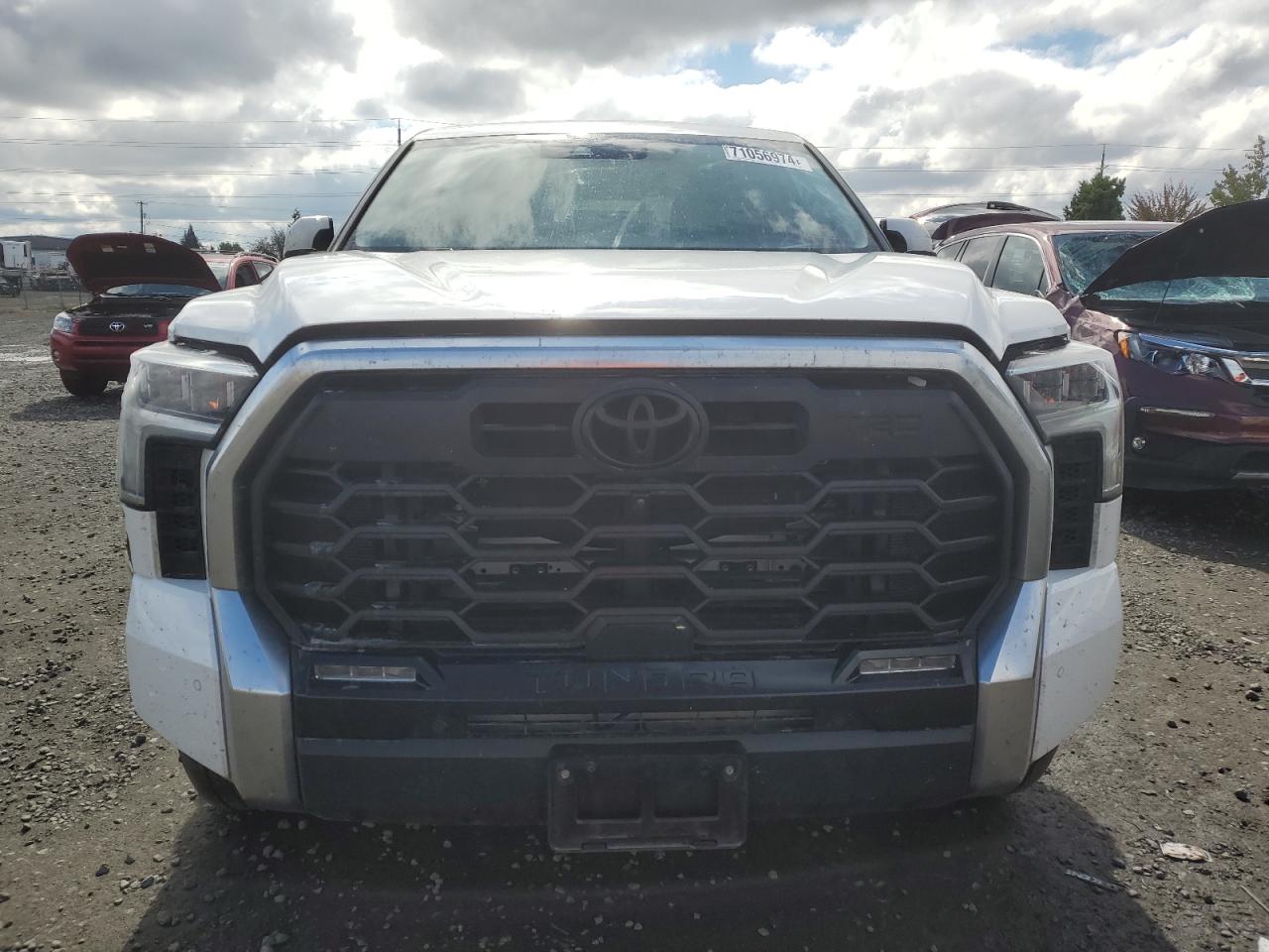 2022 Toyota Tundra VIN 5TFJA5DA3NX026320 Copart auction photo, burn damage thumbnail 5