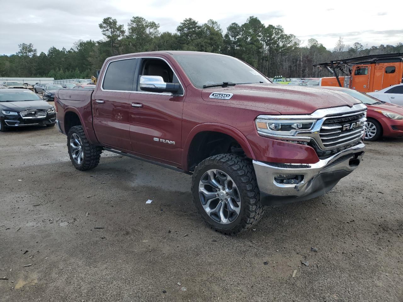 2019 RAM 1500 VIN 1C6SRFKT2KN693756 Copart auction photo, front end damage thumbnail 4