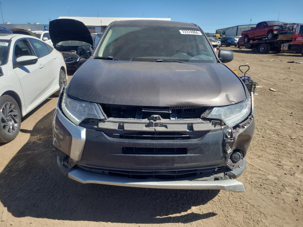 2018 Mitsubishi Outlander VIN JA4AD2A30JZ029583 Copart auction photo, front end damage thumbnail 5