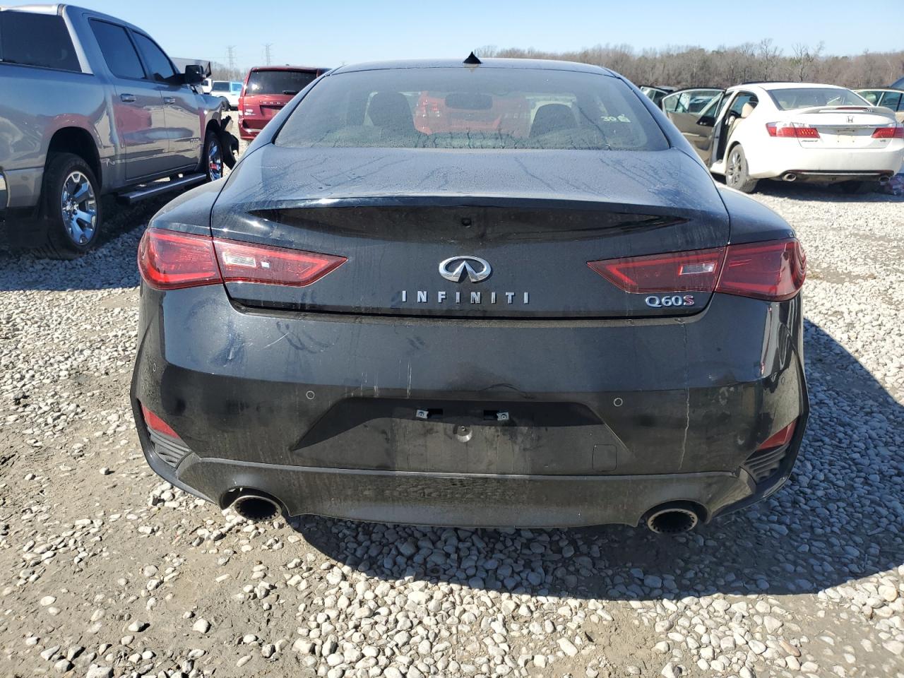 2017 Infiniti Q60 VIN JN1FV7EK1HM611094 Copart auction photo, top/roof damage thumbnail 6