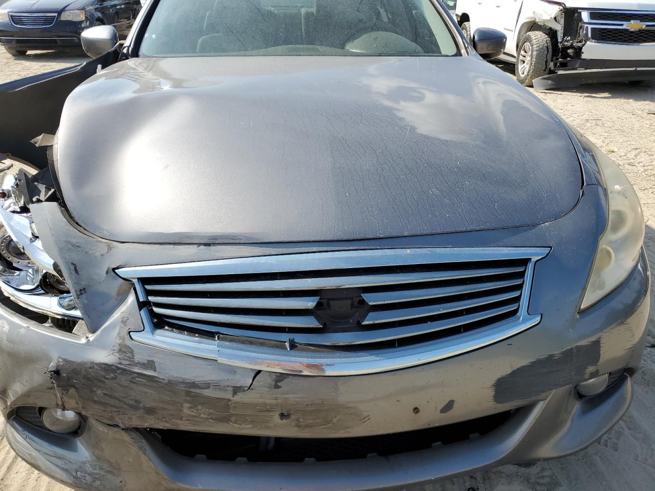 2012 Infiniti G VIN JN1CV6AR8CM675710 Copart auction photo, front end / minor dent/scratches damage thumbnail 11