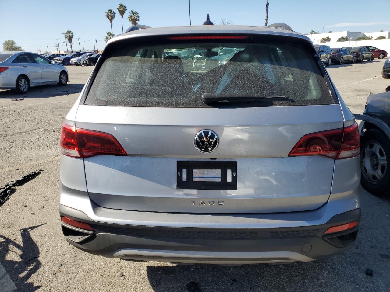 2023 Volkswagen Taos VIN 3VVCX7B22PM352537 Copart auction photo, front end damage thumbnail 6