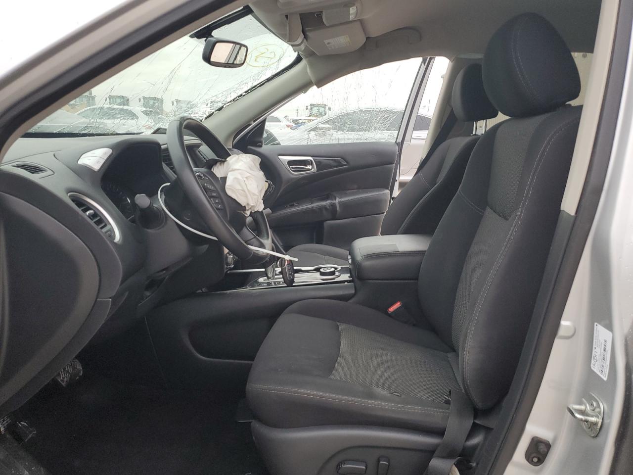 2019 Nissan Pathfinder VIN 5N1DR2MM6KC623930 Copart auction photo, front end / side damage thumbnail 7