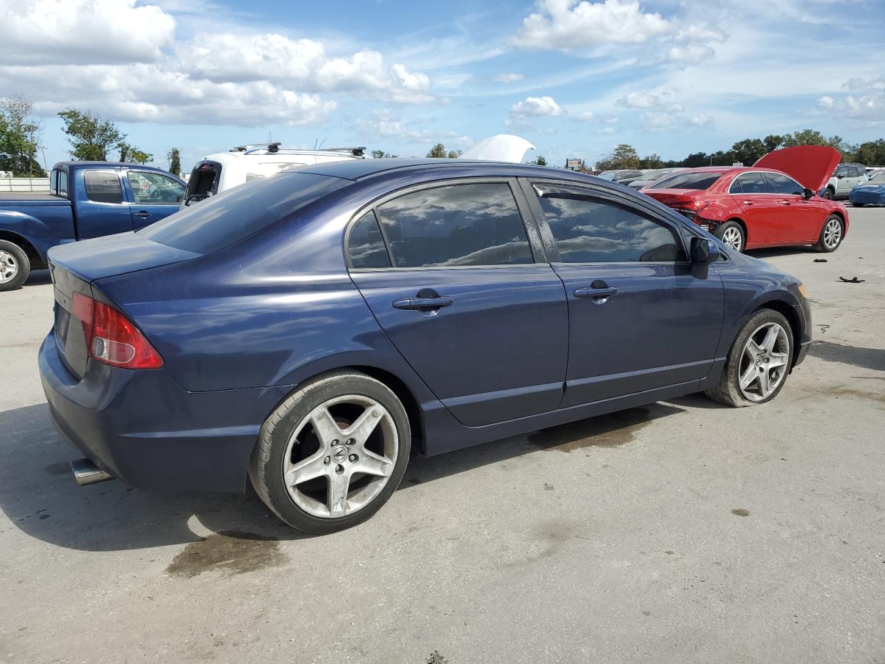 2008 Honda Civic VIN 2HGFA16548H502809 Copart auction photo, water/flood damage thumbnail 3