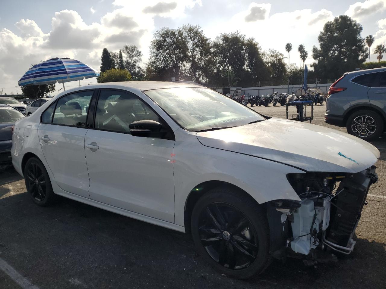 2018 Volkswagen Jetta VIN 3VWD17AJ9JM211000 Copart auction photo, front end damage thumbnail 4