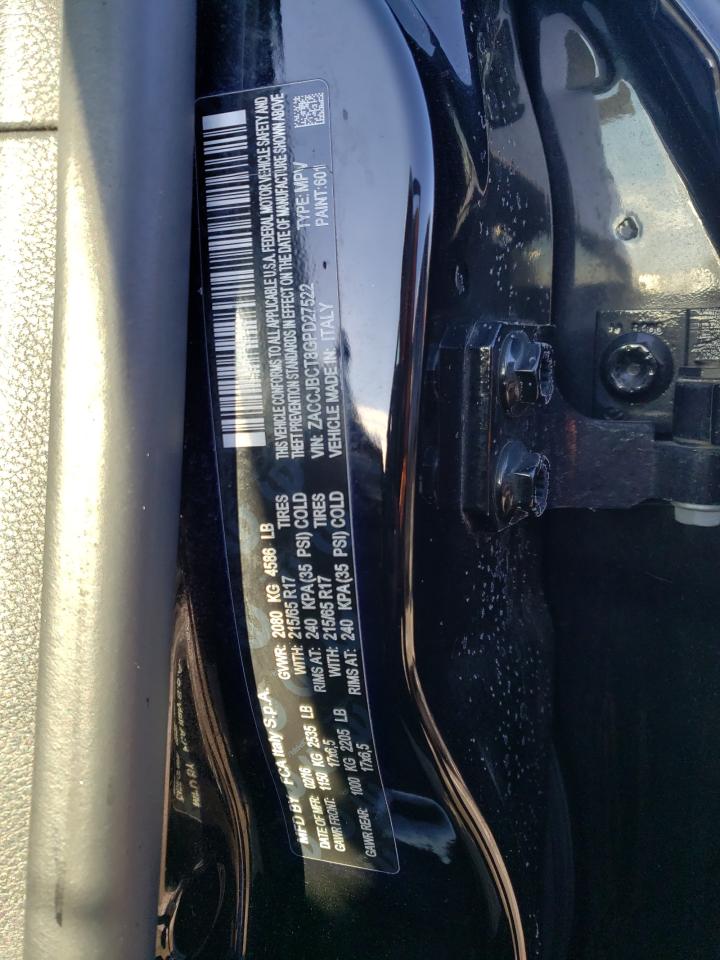 2016 Jeep Renegade VIN ZACCJBCT8GPD27522 Copart auction photo, front end / rear end damage thumbnail 12