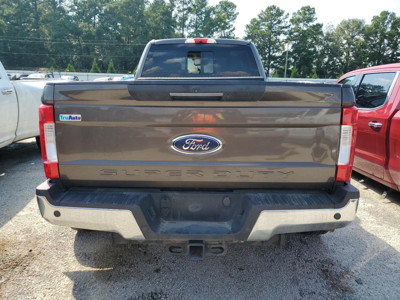 2017 Ford F450 VIN 1FT8W4DT8HEE83023 Copart auction photo, burn damage thumbnail 6