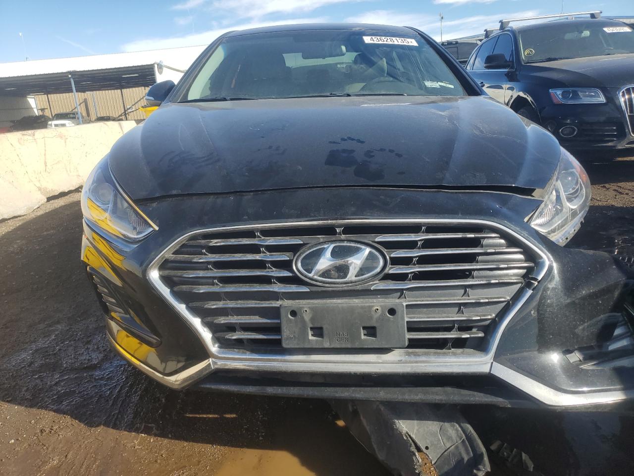 2019 Hyundai Sonata VIN KMHE24L36KA090471 Copart auction photo, front end / rear end damage thumbnail 5