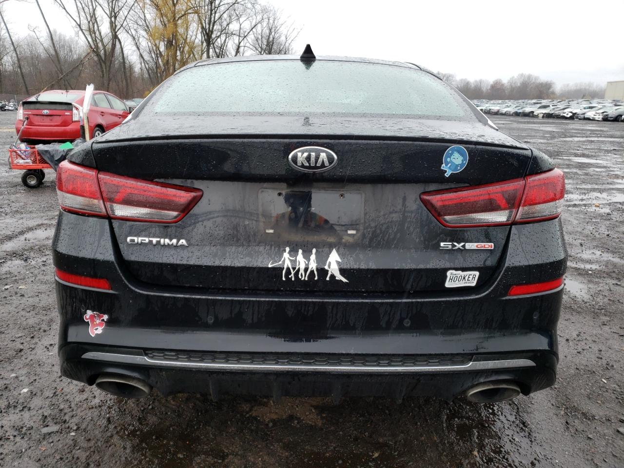 2018 KIA Optima VIN 5XXGW4L23KG327706 Copart auction photo, front end / minor dent/scratches damage thumbnail 6