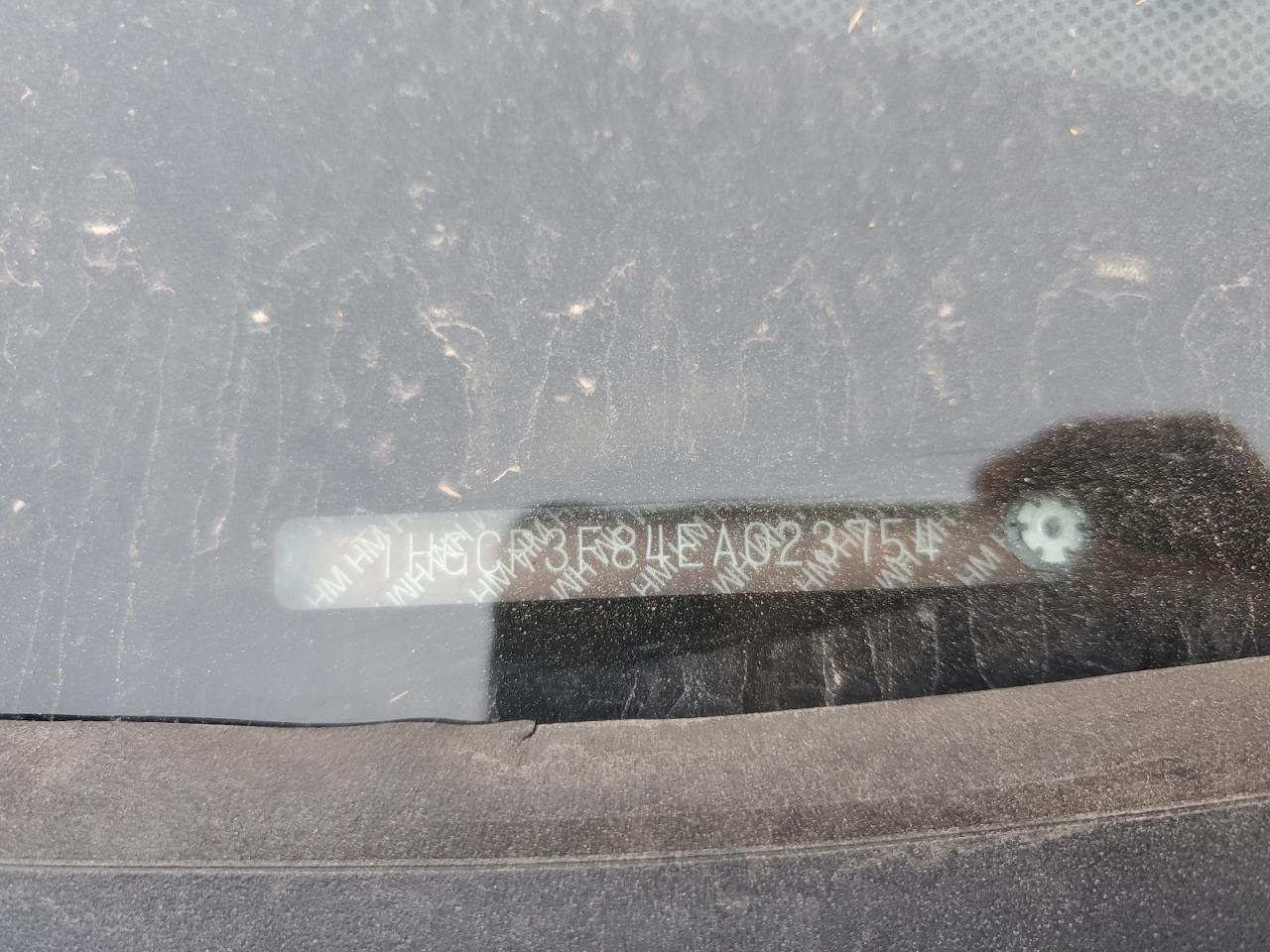 2014 Honda Accord VIN 1HGCR3F84EA023754 Copart auction photo, side / rear end damage thumbnail 14
