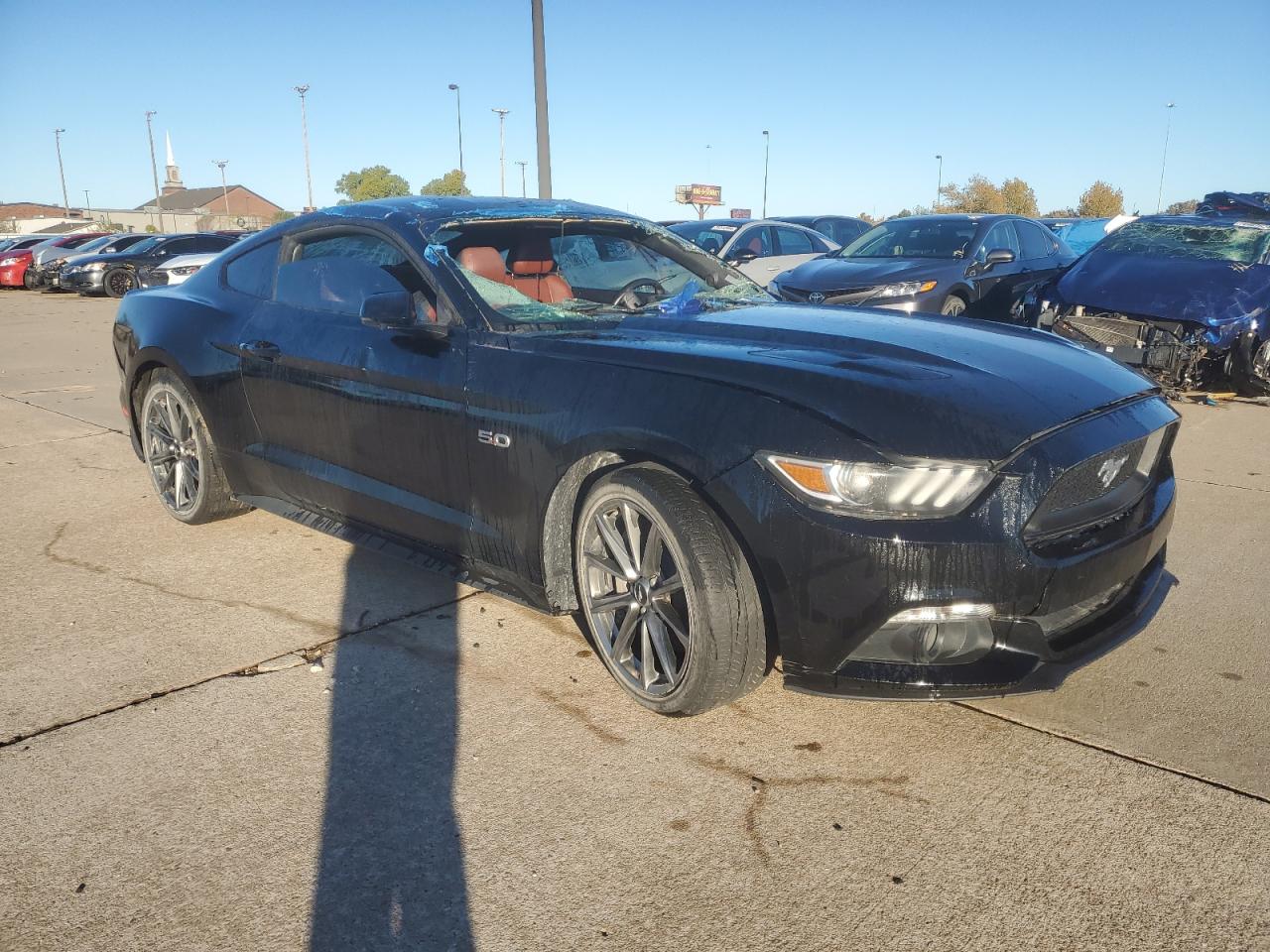 2015 Ford Mustang VIN 1FA6P8CF1F5353868 Copart auction photo, mechanical / all over damage thumbnail 4
