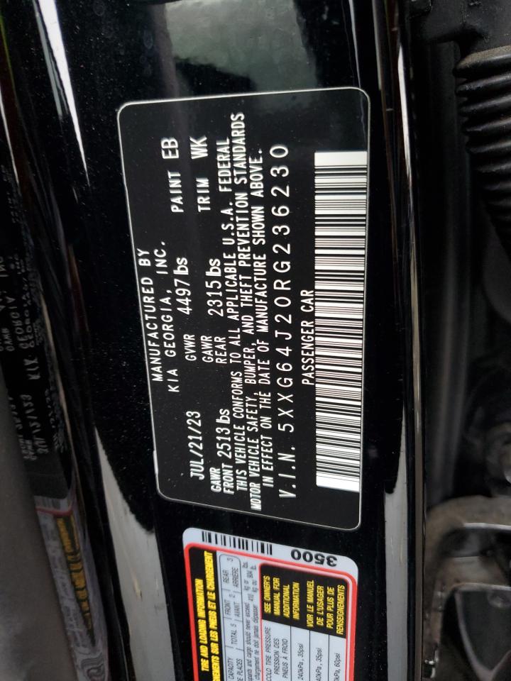 2024 KIA K5 VIN 5XXG64J20RG236230 Copart auction photo, front end damage thumbnail 15