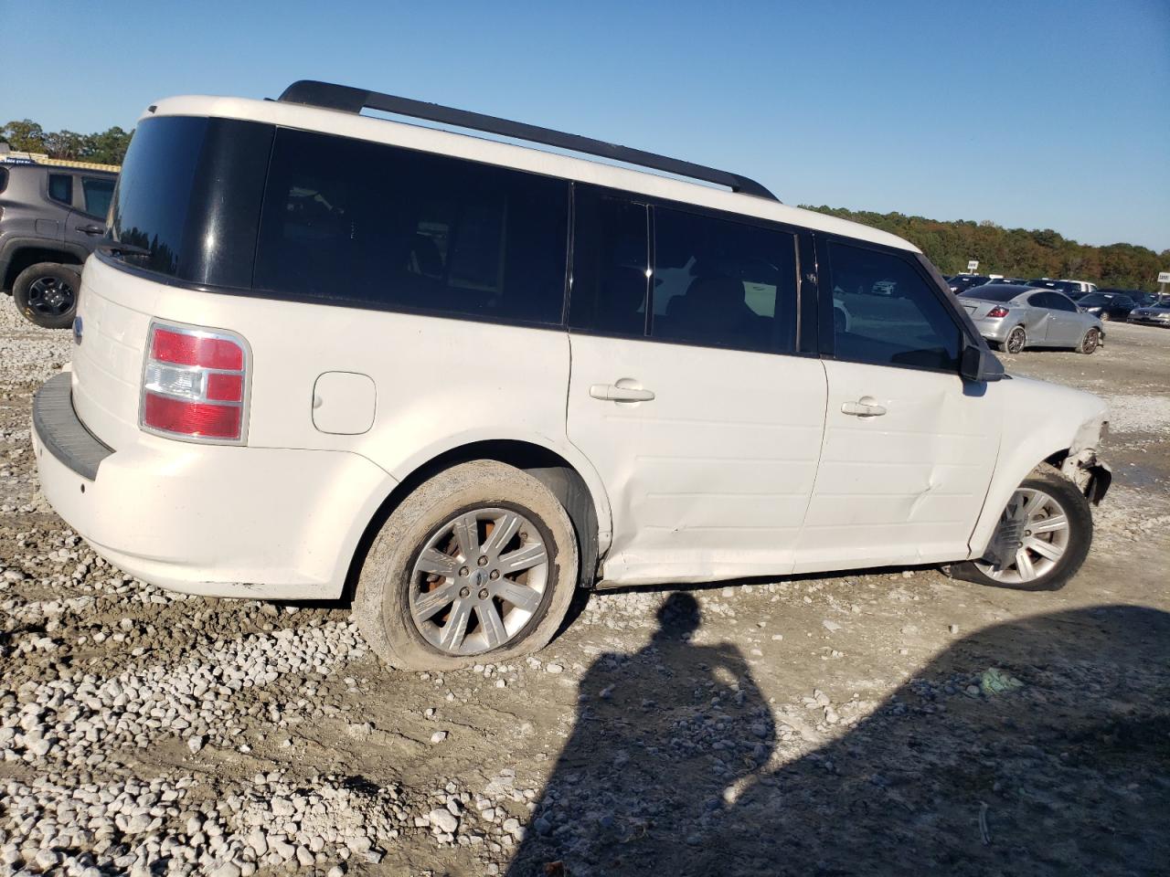 2010 Ford Flex VIN 2FMGK5BC1ABA38863 Copart auction photo, all over / undercarriage damage thumbnail 3