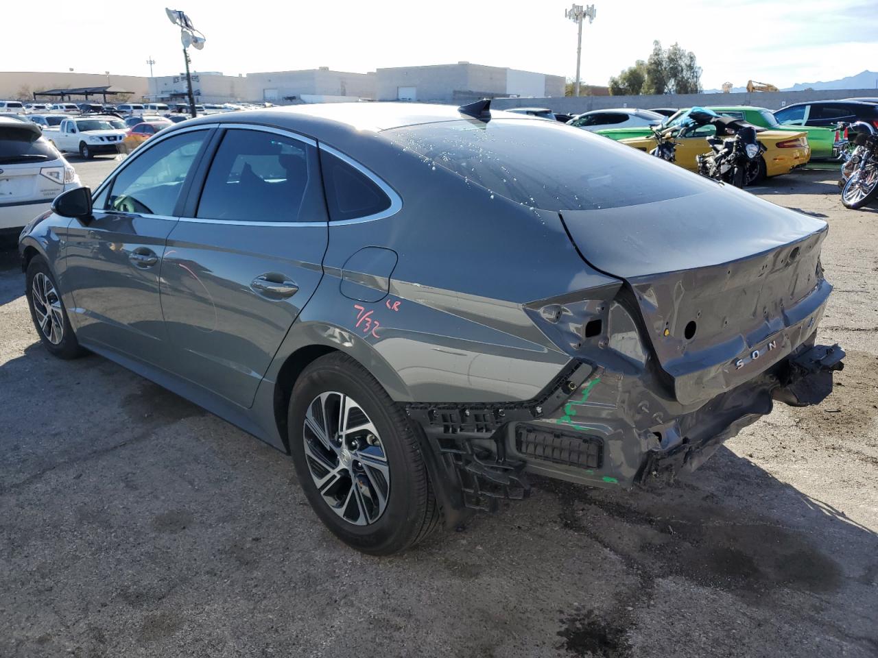 2023 Hyundai Sonata VIN KMHL24JJ1PA061430 Copart auction photo, front end damage thumbnail 2