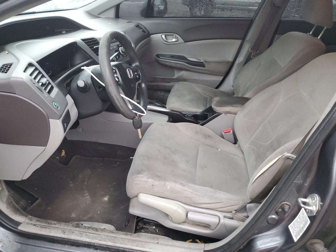 2012 Honda Civic VIN 19XFB2F54CE054836 Copart auction photo, front end damage thumbnail 7