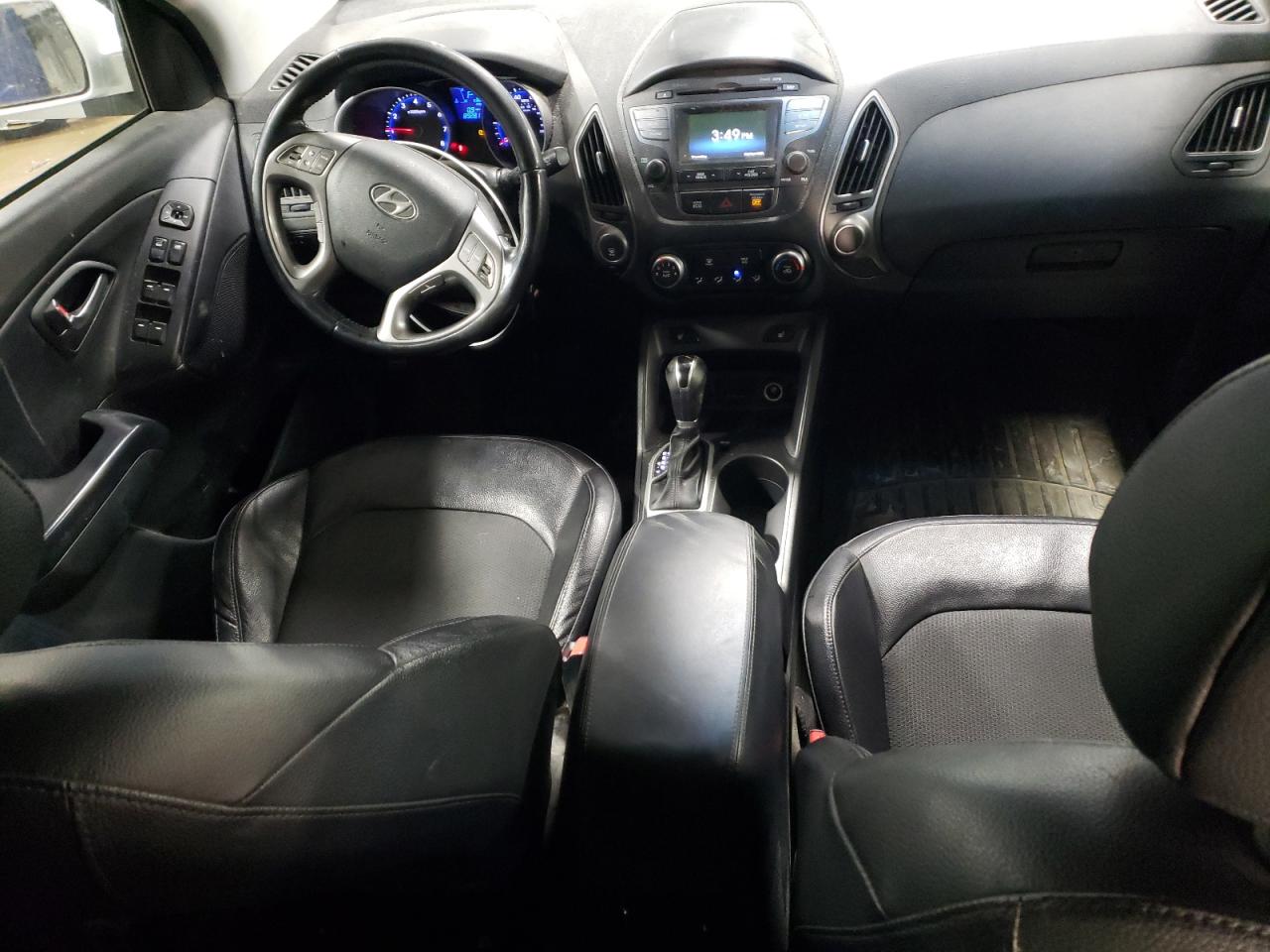 2014 Hyundai Tucson VIN KM8JU3AG7EU911380 Copart auction photo, front end damage thumbnail 8