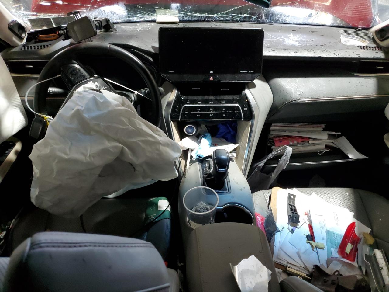 2021 Toyota Venza VIN JTEAAAAH9MJ055568 Copart auction photo, front end / side damage thumbnail 8