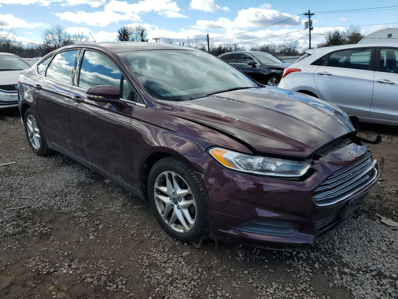 2013 Ford Fusion VIN 3FA6P0H70DR316162 Copart auction photo, front end damage thumbnail 4
